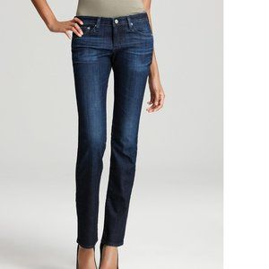 AG Adriano Goldschmied Aubrey Skinny Straight Low Rise Jeans size 28R